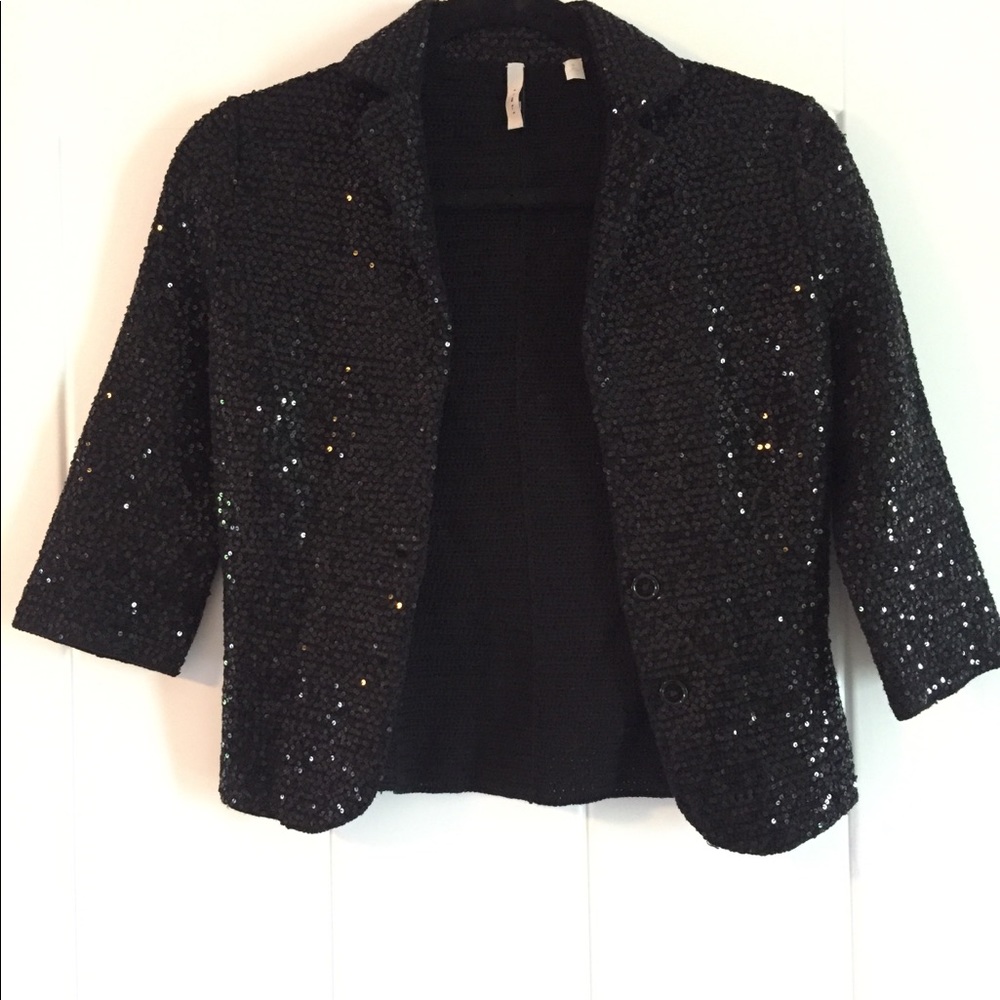 Black Sequence blazer